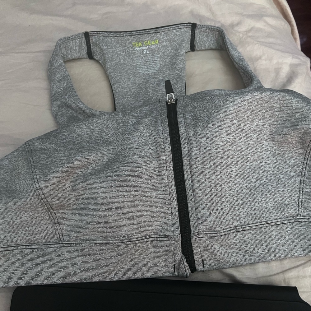Tek Gear Gray Sports Bra